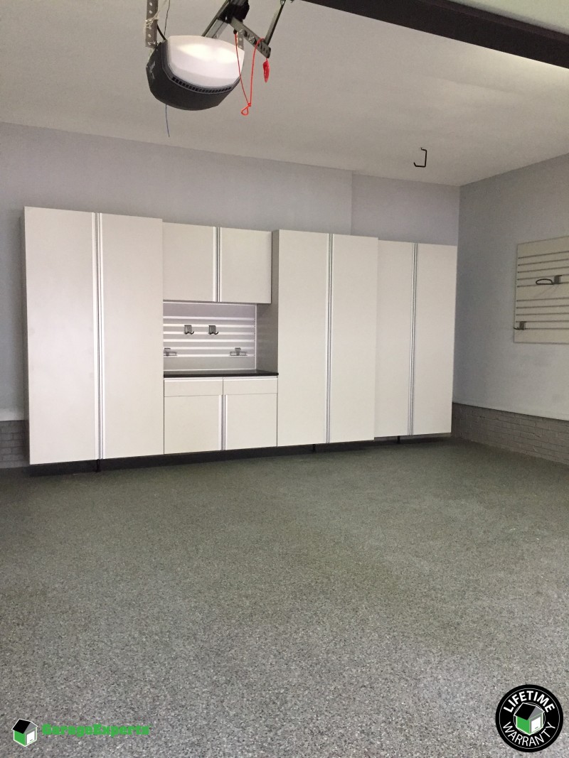 Epoxy Garage Flooring And Custom Garage Cabinets Mattews Nc