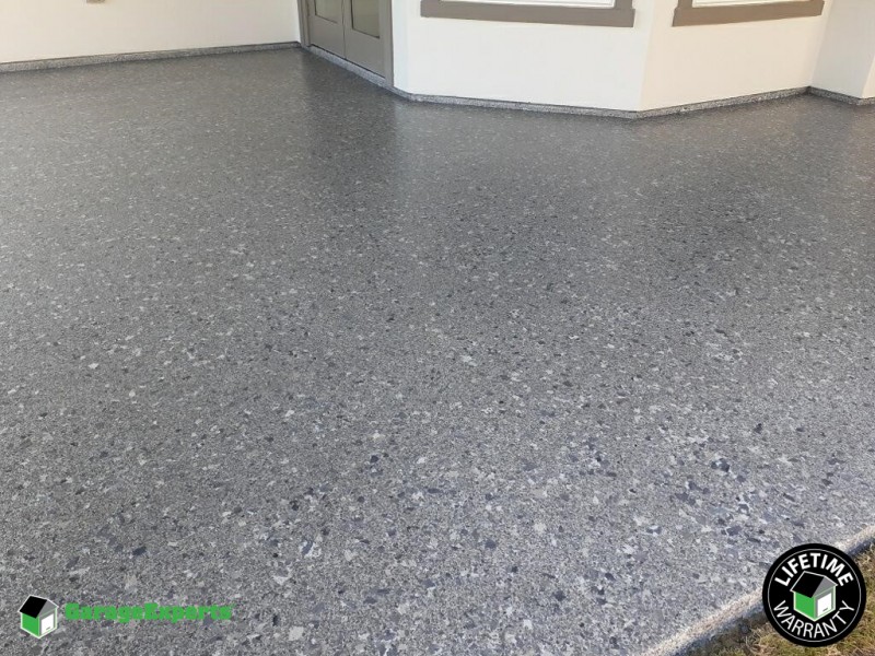 Residential Patio Epoxy Flooring In Cypress Texas Garage