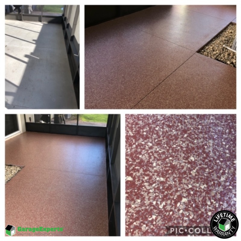 Epoxy Lanai Flooring In South Lakeland Fl Garage Experts Of