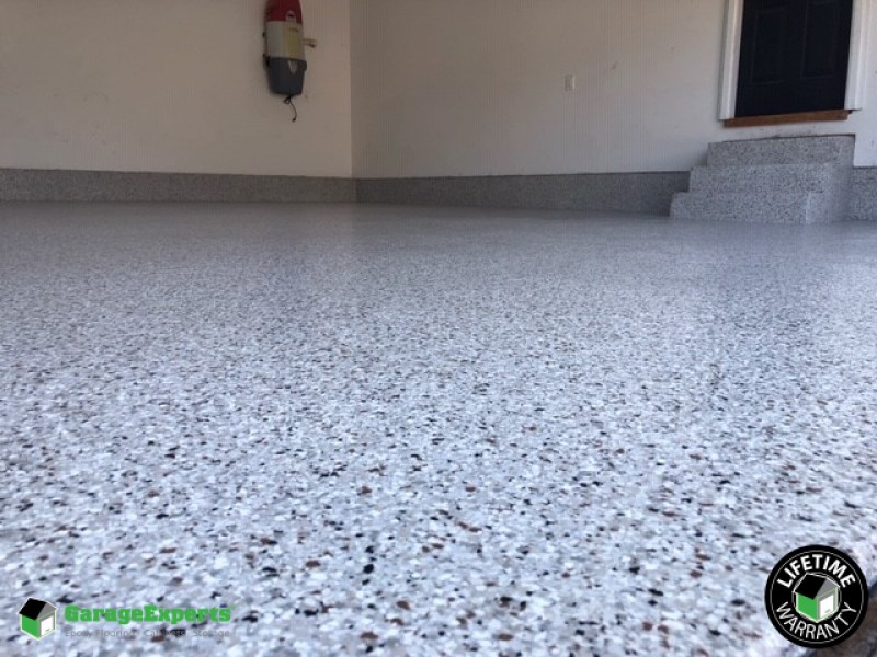 Residential Garage Epoxy Flooring In Twin Oaks Mo Garage