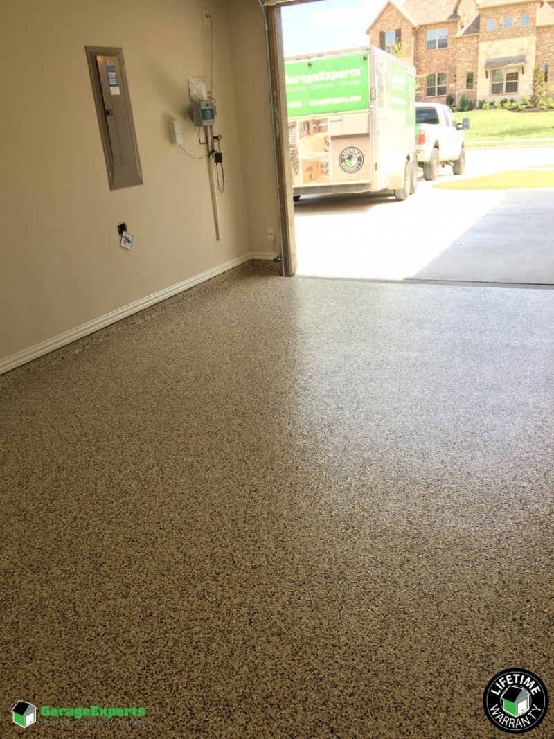 Lifetime Warrantied Epoxy Flooring Installed In Keller Tx