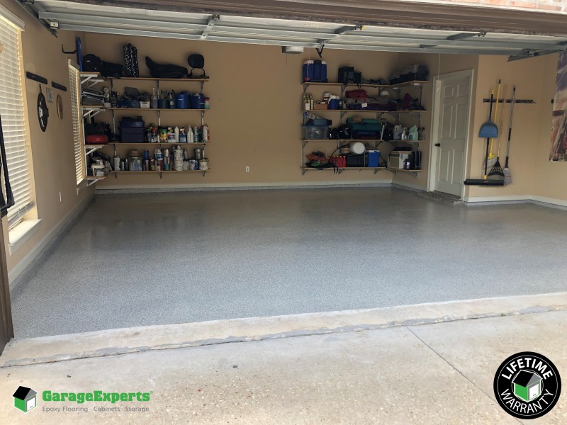 Residential Garage Epoxy Flooring In Baton Rouge La Garage