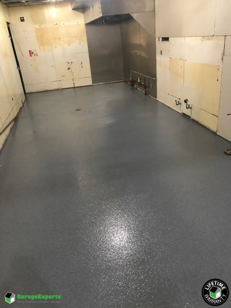 Epoxy Flooring In A Commercial Kitchen Youtube