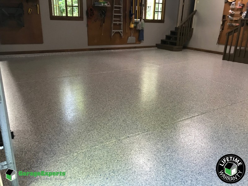 Residential Garage Epoxy Flooring In Springfield Mo Garage