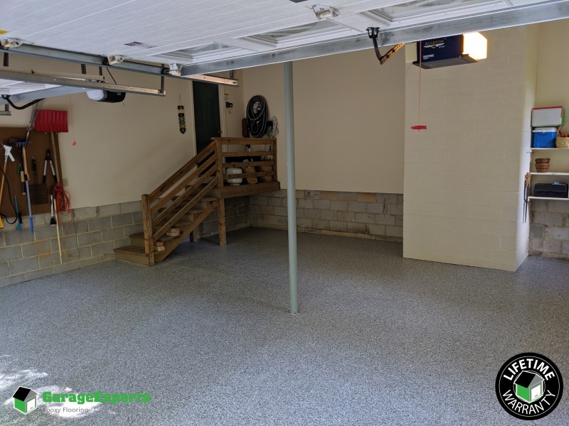 Residential Garage Epoxy Flooring in Chesterfield, Va Garage Experts