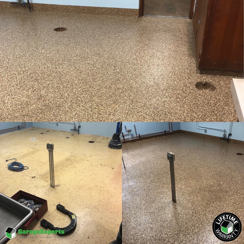 Commercial Church Kitchen Epoxy Flooring In Clayton Mo