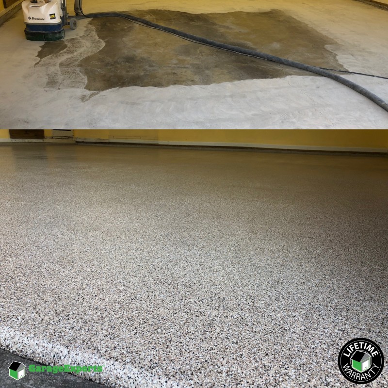 Residential Garage Epoxy Flooring In Lexington Ky Garage