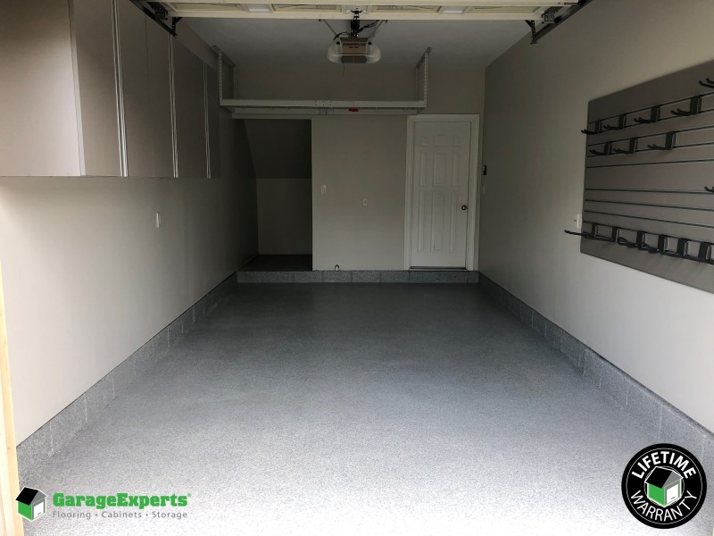 Cabinets And Flooring Installed In Virginia Beach Va Garage