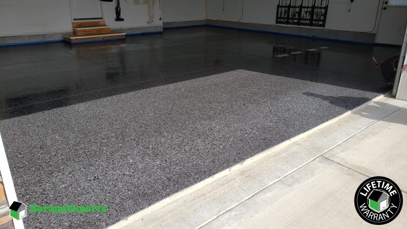 Epoxy Garage Floor Installed In Smithville Mo Garage Experts Of