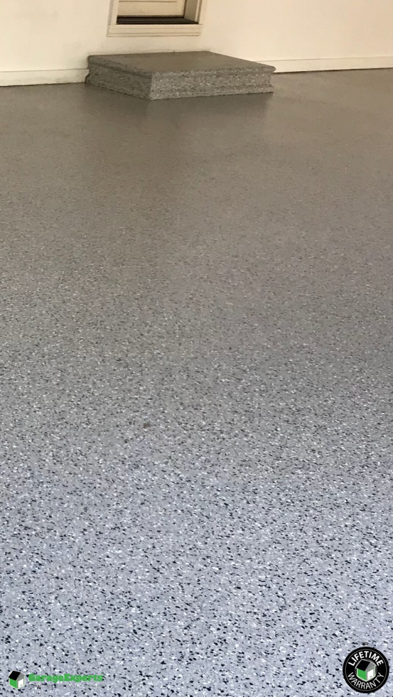 Garage Floor With Epoxy Installed In Springfield Mo Garage