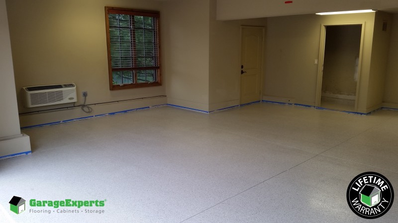 Garage Floor Coating In Epoxy Installed In Kansas City Ks Suburb