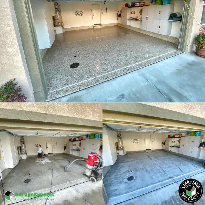 Residential Garage Epoxy Flooring In Costa Mesa California