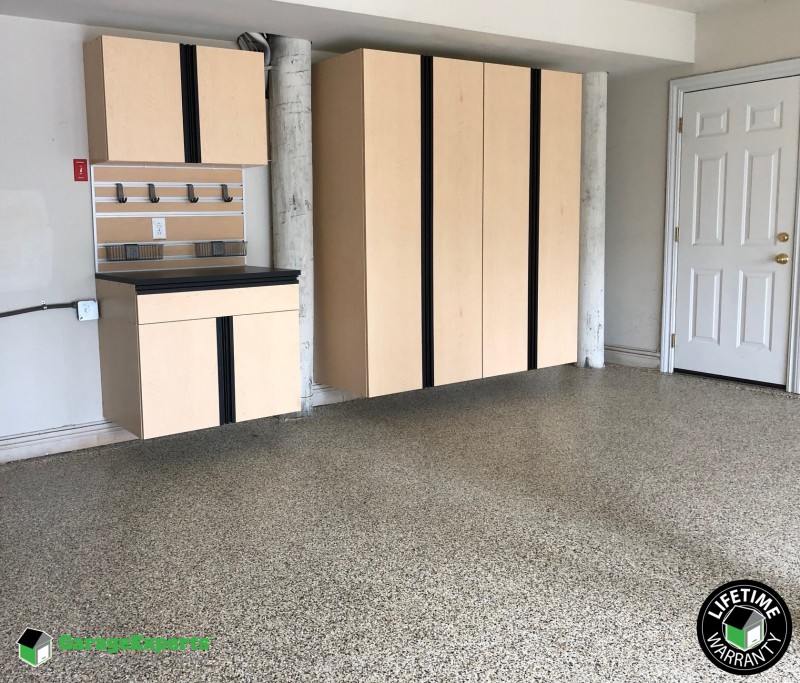 Epoxy Flooring And Cabinets In Virginia Beach Va Garage Experts