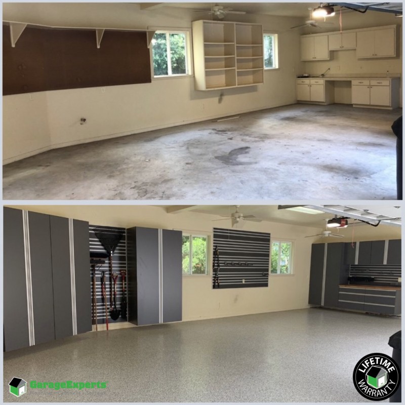 Epoxy Garage Floor In The Woodlands Tx Garage Experts Of North