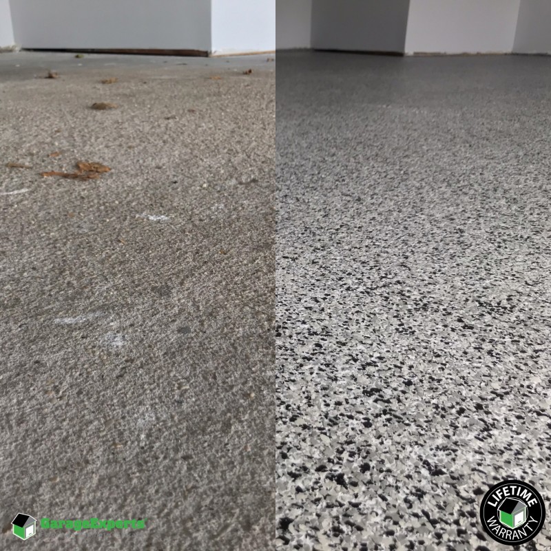 Garage Floor Transformation Woodbury Ny Garage Experts Of Long