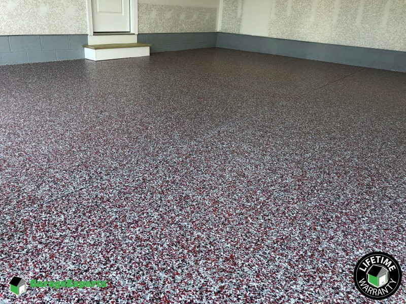 Custom Epoxy Floor Installed In Chesapeake Va Garage