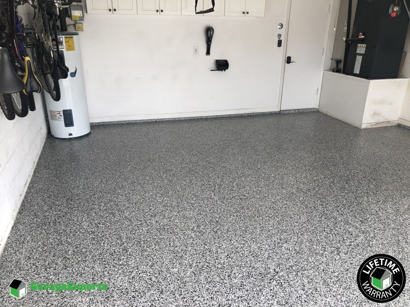 2 Car Garage Epoxy Flooring Install Melbourne Florida Garage