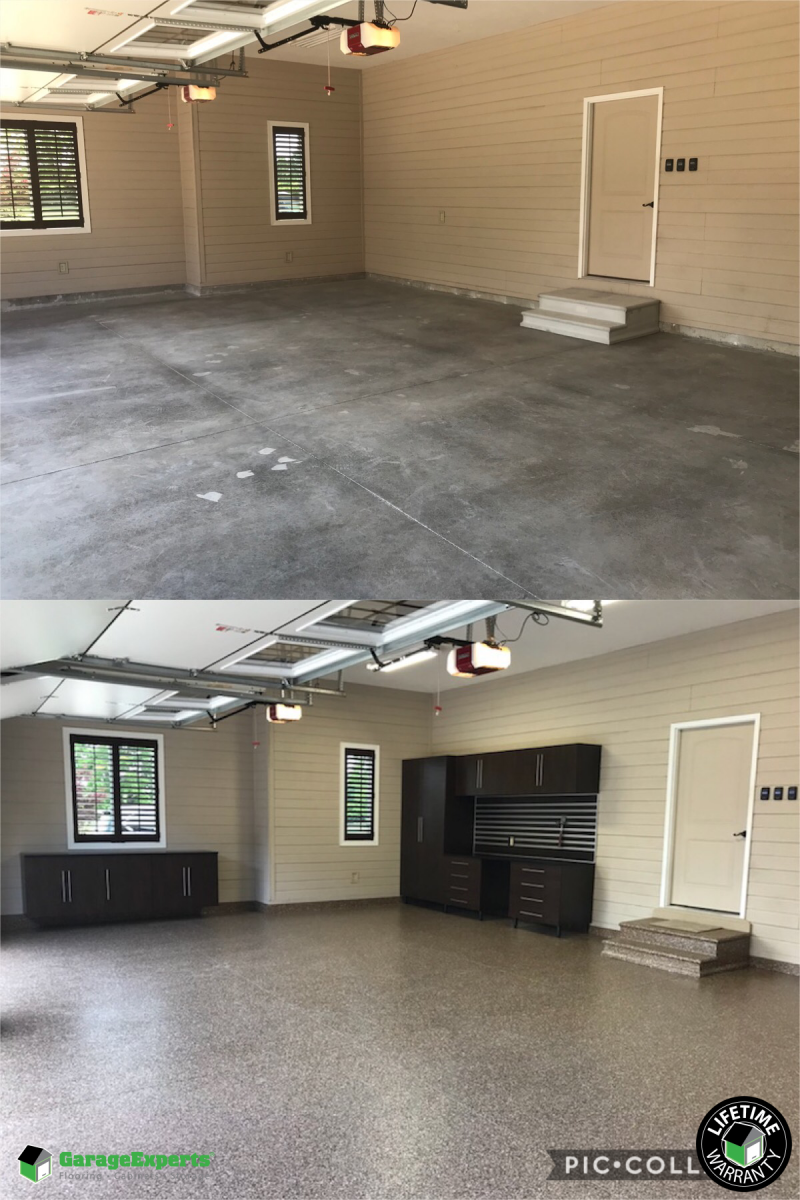 Before After Of Garage Makeover In Springfield Missouri