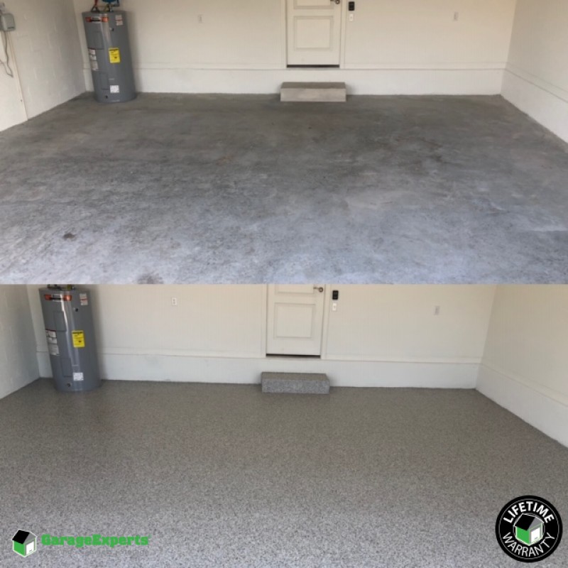 2 Car Epoxy Garage Floor In Lakeland Fl Garage Experts Of Lakeland