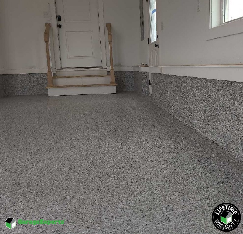 Residential Garage Epoxy Flooring In Chesapeake Virginia Garage