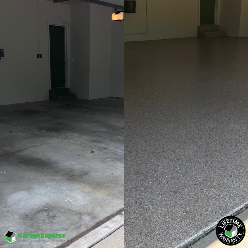 Epoxy Flooring Installed In Town And Country Mo Garage