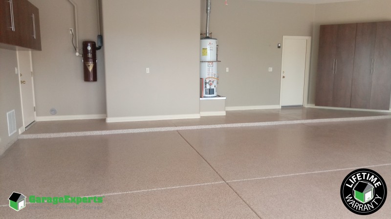 Epoxy Garage Flooring And Cabinets Installed In Green Valley Az