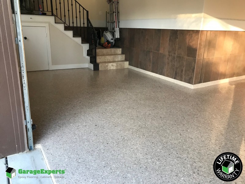 Residential Garage Epoxy Flooring In Houston Texas Garage