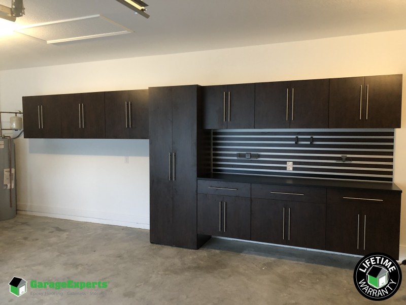 Residential Garage Cabinet Storage Solution In Port St Lucie Fl