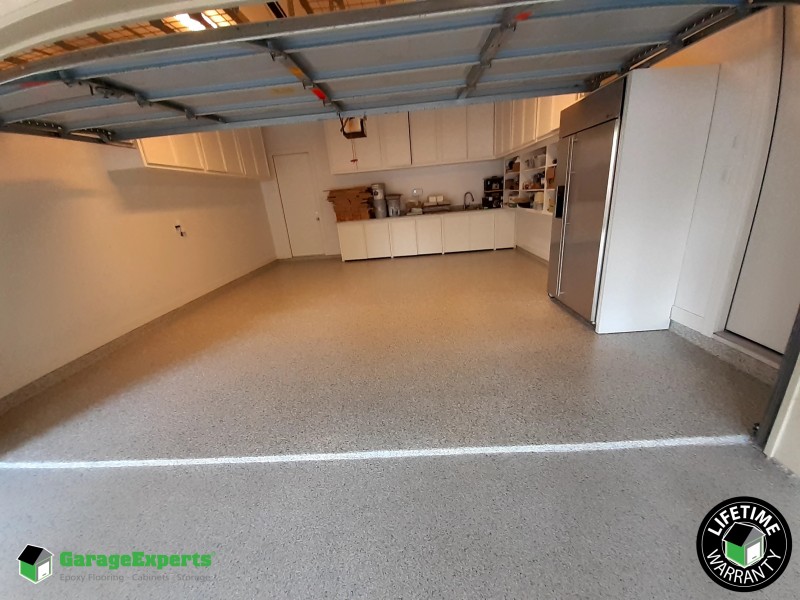 Residential Garage Epoxy Flooring In Houston Texas Garage