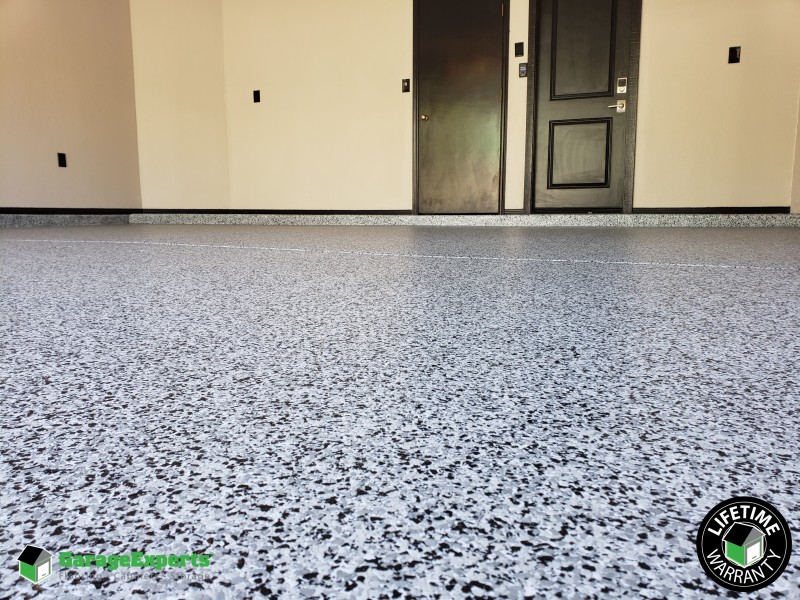 Lifetime Warranty Full Flake System Epoxy Floor In Phoenix Arizona