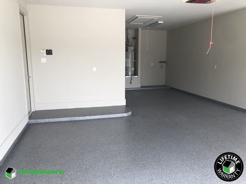 Premium Brindle Flake Epoxy Flooring Avalon At Spring Green