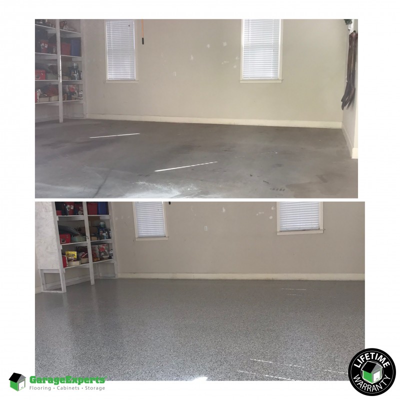 Epoxy Floor Installed In Cumming Ga Garage Ex