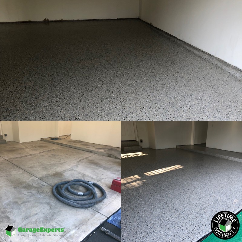 Residential Garage Epoxy Flooring In Chesterfield Mo Garage