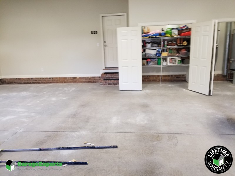 Residential Garage Epoxy Flooring In Greensboro Nc Garage