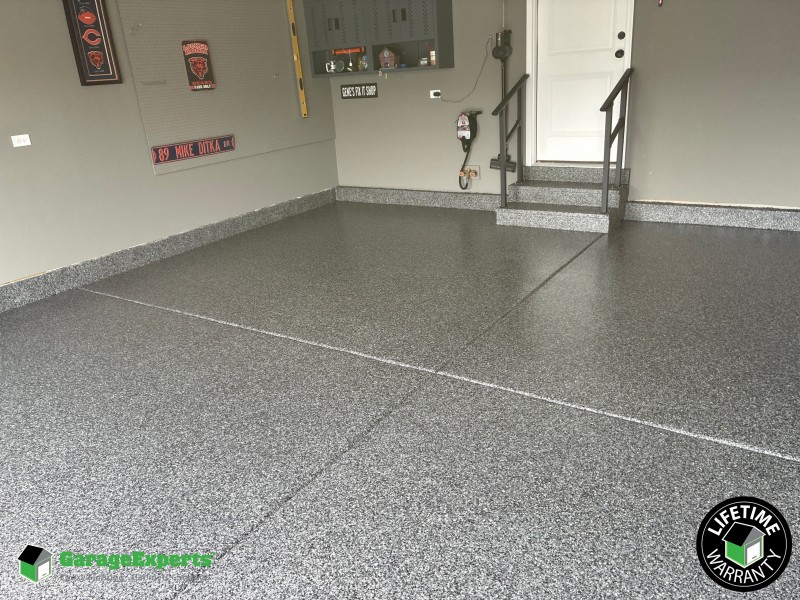 Residential Garage Epoxy Flooring in Gilberts, Il