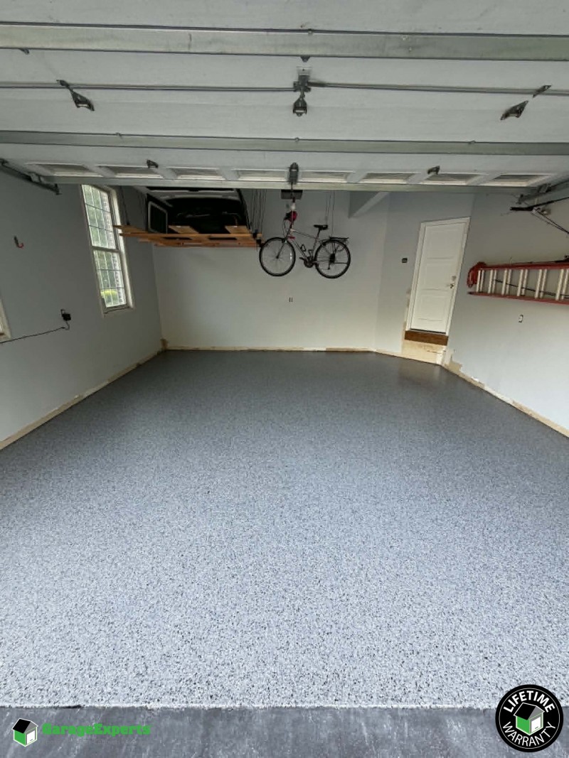 Residential Garage Epoxy Flooring in Pomfret, Md