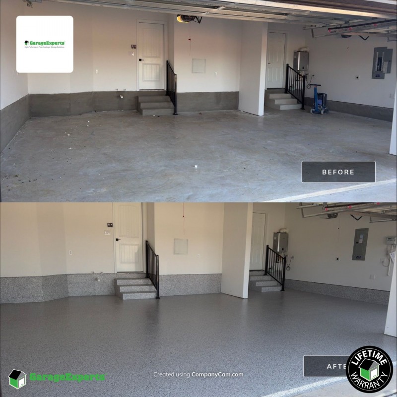 Residential Garage Epoxy Flooring in Celian, Tx
