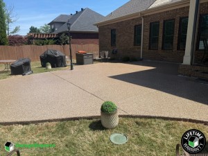 Residential Patio Epoxy Flooring in Huntsville, Al