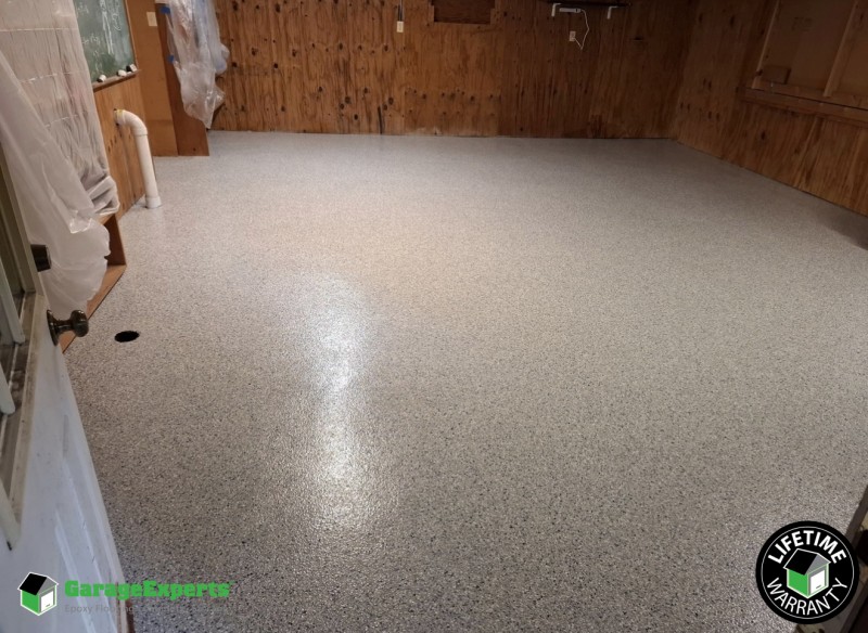Residential Basement Epoxy Flooring in St Charles, Il