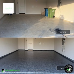 Residential Garage Epoxy Flooring in Aubrey, Tx