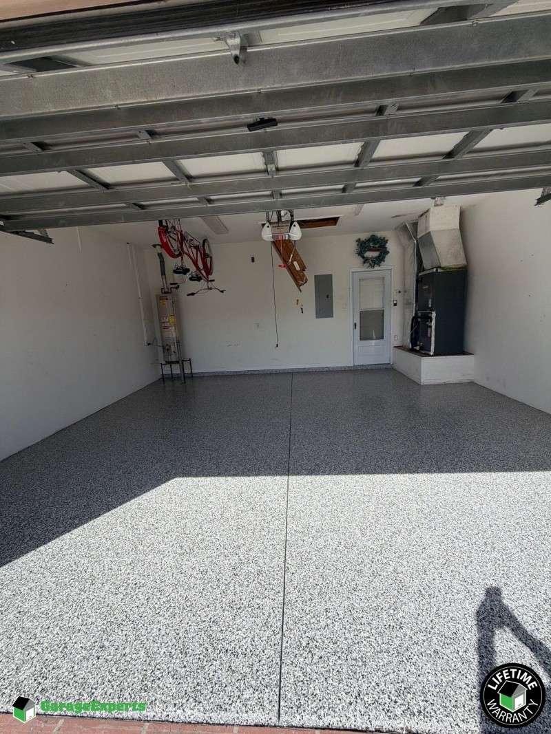 Residential Garage Epoxy Flooring in Rockledge, Fl