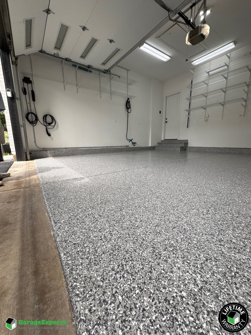 Residential Garage Epoxy Flooring in St Charles, Il