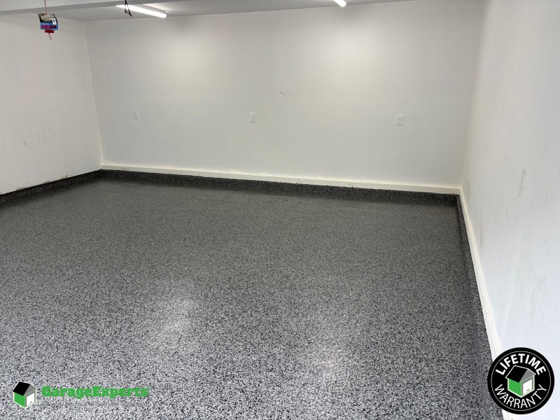 Residential Garage Epoxy Flooring in Parsippany Troy Hills, New Jersey