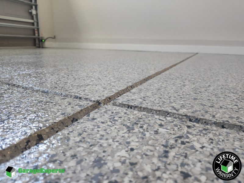 Residential Garage Epoxy Flooring in Williamsburg, Virginia