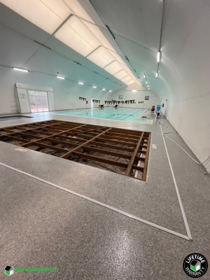 Commercial Gym Pool Epoxy Flooring in Issaquah, Washington