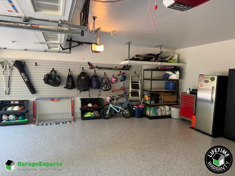 Residential Garage Epoxy Flooring in Livingston, New Jersey Image