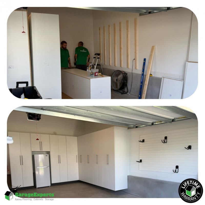 Residential Garage Cabinet Storage Solution in Wilmington, Nc