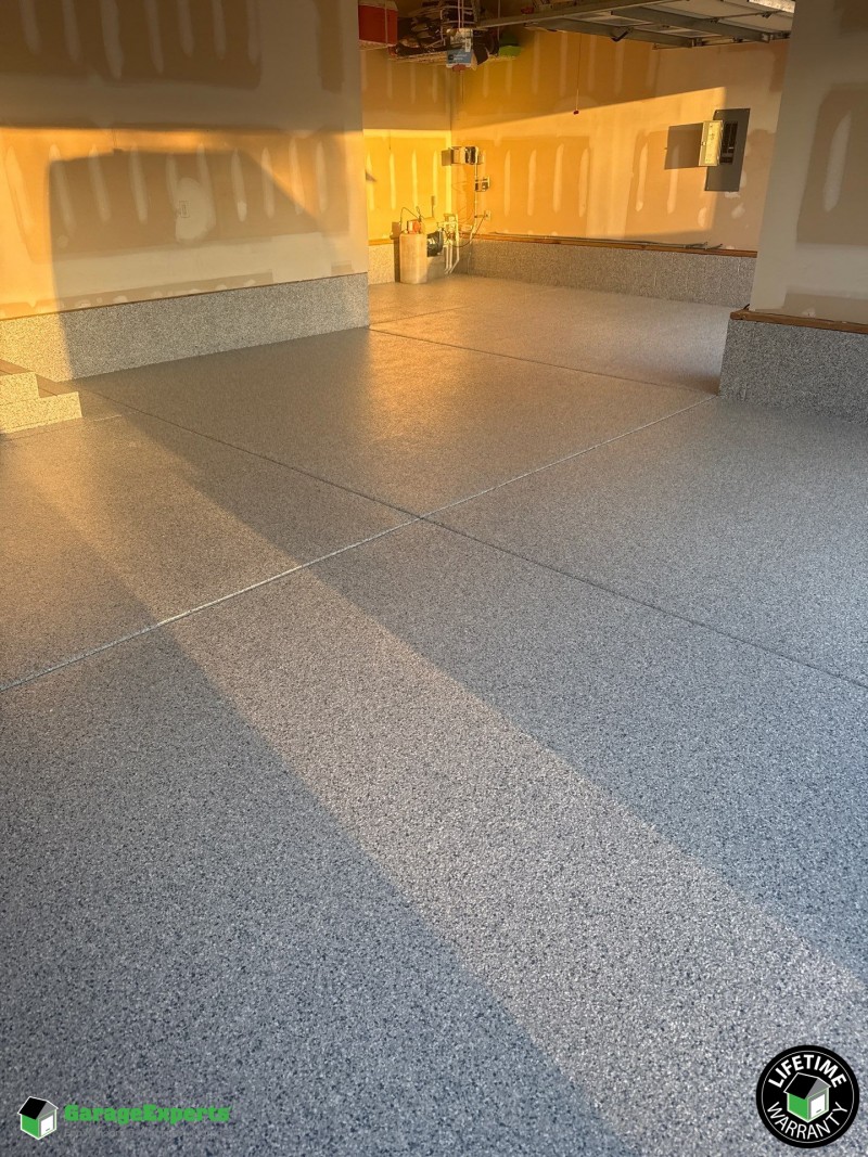 Residential Garage Epoxy Flooring in Chesapeake, Virginia