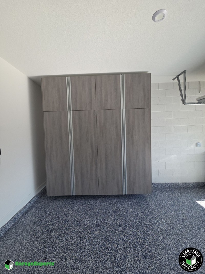 Residential Garage Cabinet Storage Solution in Satellite Beach, Fl