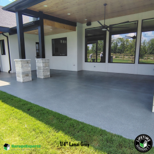 Residential Patio Epoxy Flooring in Owasso, Ok